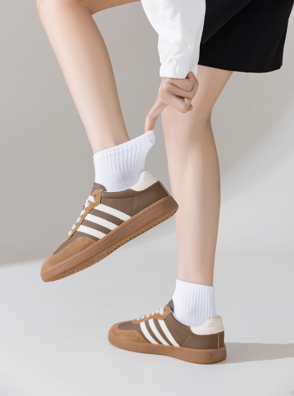 ACCFOD Womens Ankle Socks Thin Cotton Gym Athletic Mini Crew Socks 5 Pairs