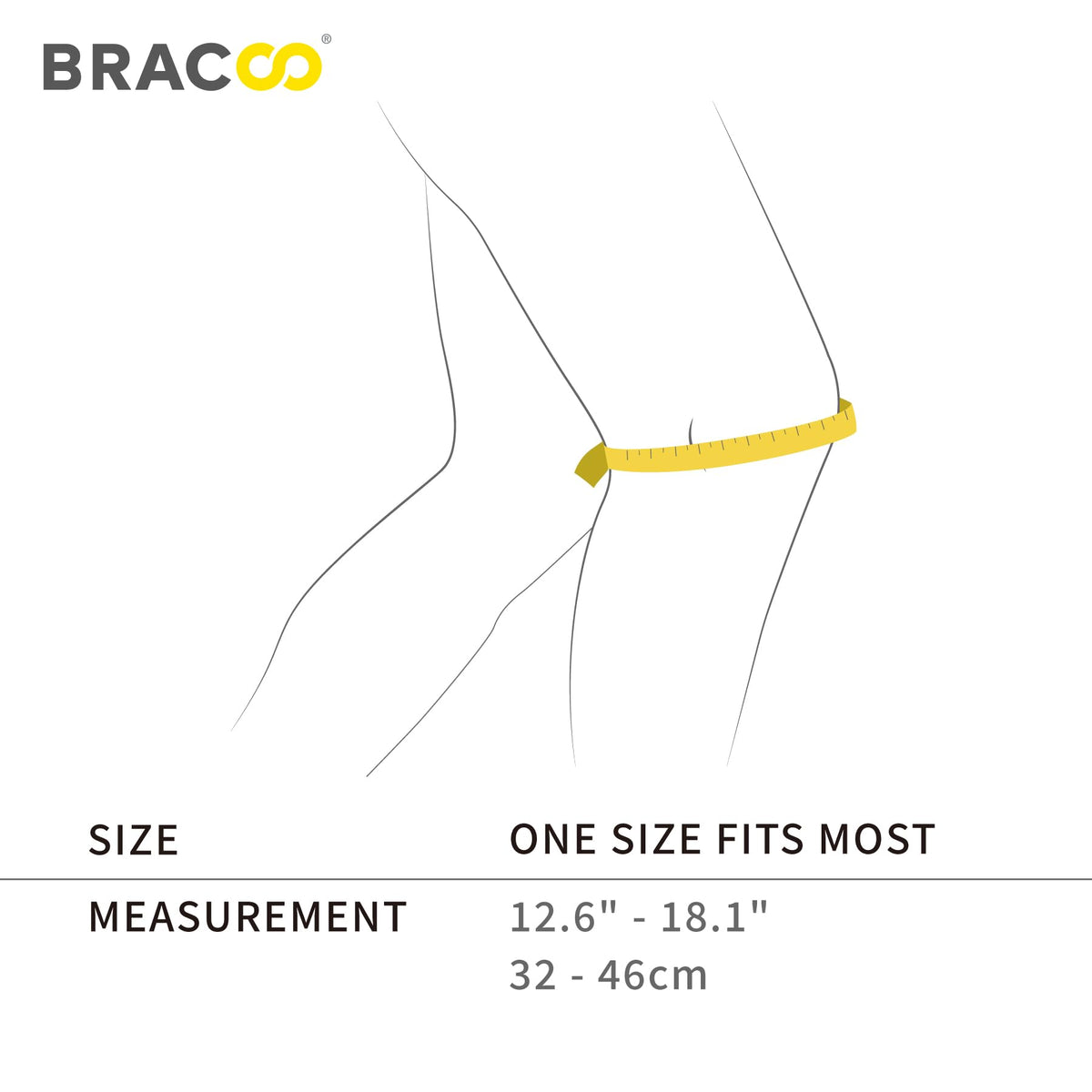 Bracoo Knee Support Brace for Men Women, Adjustable Compression Sleeve Wrap Patellar Pad Tendon - Arthritis Pain, meniscus tear, Injury Recovery, Running, Workout, KS10