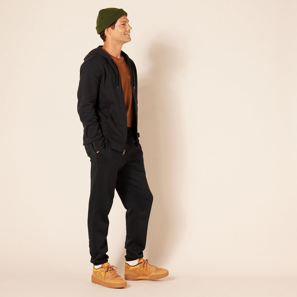 Amazon Essentials Men's Full-Zip Fleece Hoodie Sweatshirt (Available in Big & Tall)