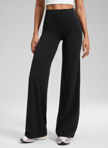 CRZ YOGA Softretch Wide Leg Pants 28"/30"/32" | No Front Seam, Ultimate Comfort, Next to Skin, Yoga, Casual, High Waisted, for Women