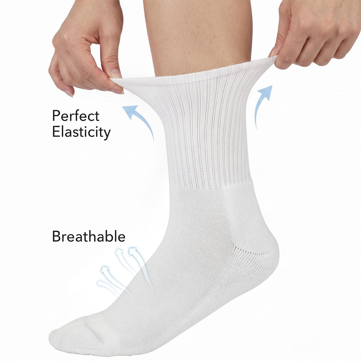 BomKinta Women Calf Socks Athletic Crew Sock | Casual, Cute, Soft, Cotton, Above Ankle, Gifts