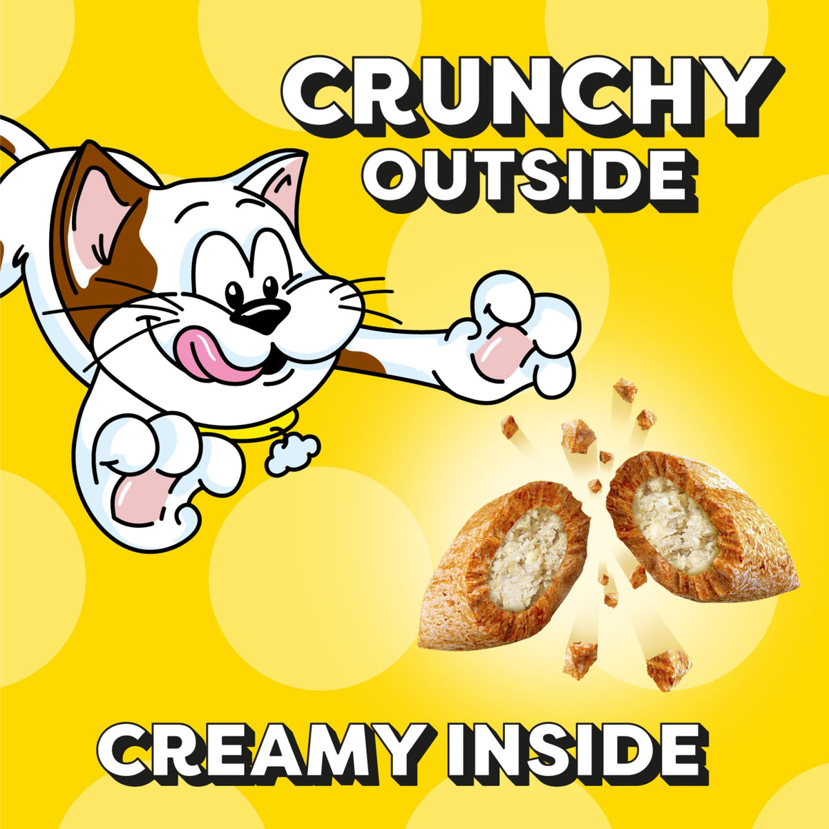 Temptations MixUps Crunchy and Soft Cat Treats, Cookout Flavor, 30 oz | Chicken, liver & beef flavors, under 2 calories per treat, 100% complete & balanced for adult cats, resealable stay-fresh tub