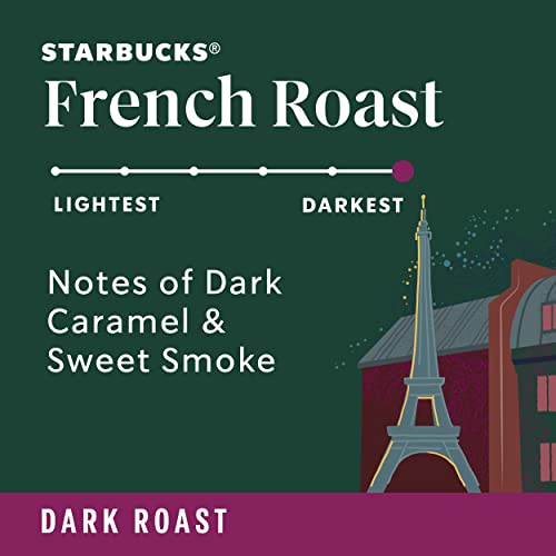 Starbucks K-Cup Coffee Pods, Dark Roast Hot or Iced Coffee, French Roast, 96 Keurig Pods