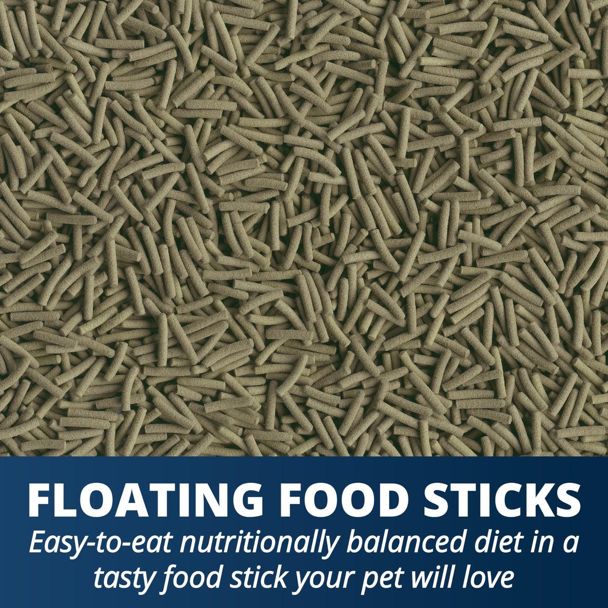 Tetra ReptoMin Floating Food Sticks for Aquatic Turtles, 2 lbs | Complete Daily Diet Turtle Food For Vitality & Good Health, High Protein For Growth, Easy To Digest, Feed 1-2 Times Daily