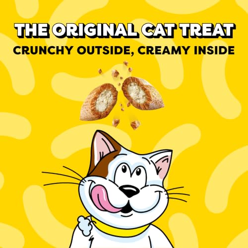 Temptations Classic Crunchy and Soft Cat Treats, Seafood Medley, 30 oz | Under 2 calories per treat, 100% complete & balanced adult cat nutrition, resealable tub, use as snack, meal, or food topper