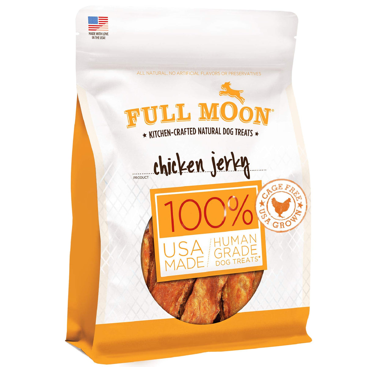 Full Moon® Chicken Jerky Dog Treat 24 Ounce (Pack of 1) | Human Grade, No corn, No wheat, No soy, Glycerin Free, Made in the USA