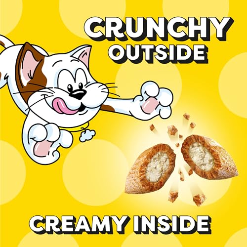 Temptations MixUps Crunchy and Soft Cat Treats, Cookout Flavor, 30 oz | Chicken, liver & beef flavors, under 2 calories per treat, 100% complete & balanced for adult cats, resealable stay-fresh tub
