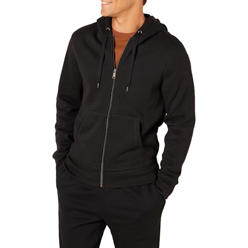 Amazon Essentials Men's Full-Zip Fleece Hoodie Sweatshirt (Available in Big & Tall)