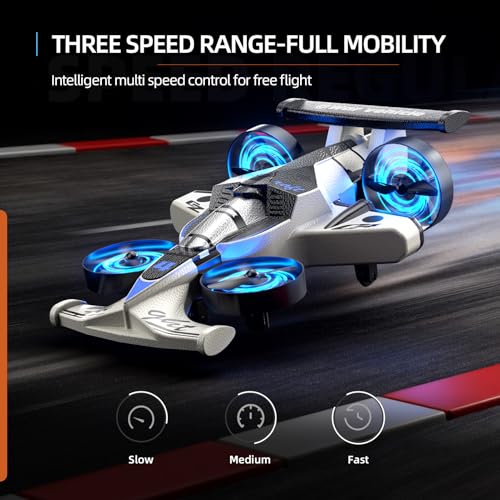 Remote Control Airplane Car Toys for Kids Ages 4-6-8-10-12, 2-In-1 Foam RC Plane Car Jet Mini Drone, Racing Car Stunt Plane Toys for Kids Boys Beginners 4 5 6 7 8 9 10 Year Olds Indoor Outdoor Playing