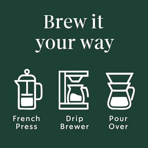 Starbucks Ground Coffee, Dark Roast Hot or Iced Coffee, French Roast, 28 oz | 100% Arabica ground coffee; Dark Roast French Roast; 1 bag, 28 oz