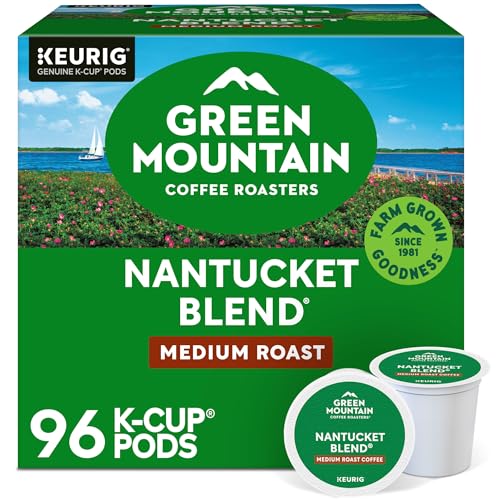 Green Mountain Coffee Nantucket Blend Keurig Single-Serve K-Cup Pods, Medium Roast Coffee, 96 Count