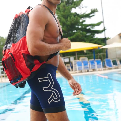 TYR Big Mesh Mummy Backpack, Black