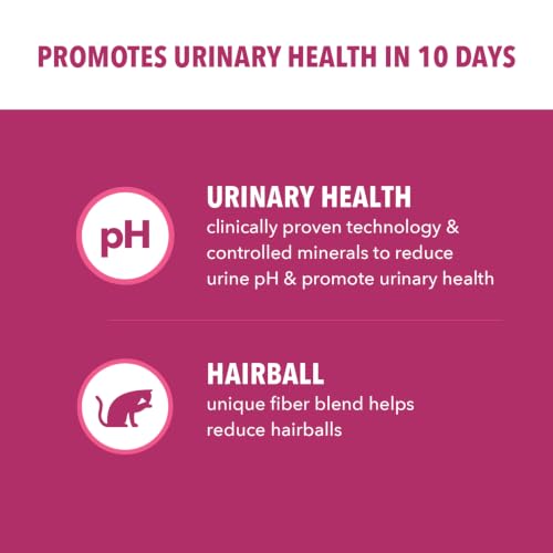 IAMS Proactive Health Urinary Tract Health Dry Cat Food, Chicken, 7 lb | Veterinarian-recommended, reduces urinary pH, hairball control, vitamin E for immune health, real chicken #1 ingredient