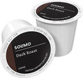 Amazon Brand - Solimo Dark Roast Coffee Pods, Compatible with Keurig 2.0 K-Cup Brewers 100 Count