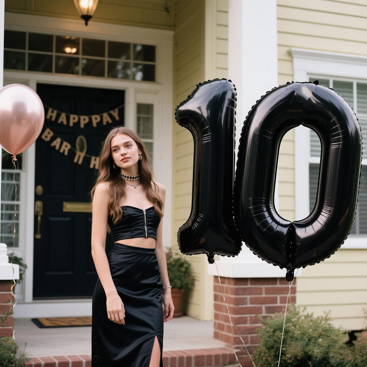 40 Inch Black Number 1 Balloons Foil Digital Helium Number Balloons | for 11 12 16 17 18 19 Birthday Anniversary Wedding Party Decorations,Jumbo Helium Balloon Giant Large Digital Balloon