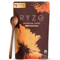 RYZE Organic Mushroom Coffee, Medium Roast, Adaptogenic Blend, 30 Servings | 6 Adaptogenic Mushrooms including Lion's Mane, Turkey Tail & Cordyceps, Made with Organic Coffee, Gluten Free, Vegan
