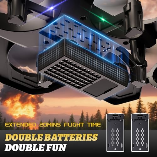 4DRC RC Planes Remote Control Airplanes for Kids Adults,Black,2Batteries | Remote Control Planes for Kids Adults Beginners, Remote Control Helicopter Fighter Jet Drones for Kids Adults, 360° Flip