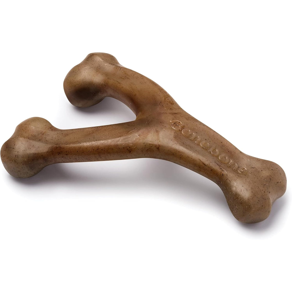 Benebone Wishbone Dog Chew Toy for Aggressive Chewers, Real Bacon, Medium | Durable, Super Chewer, Made in USA, Dog Bones, Long-Lasting, A Size for Every Dog, Keeps Them Busy
