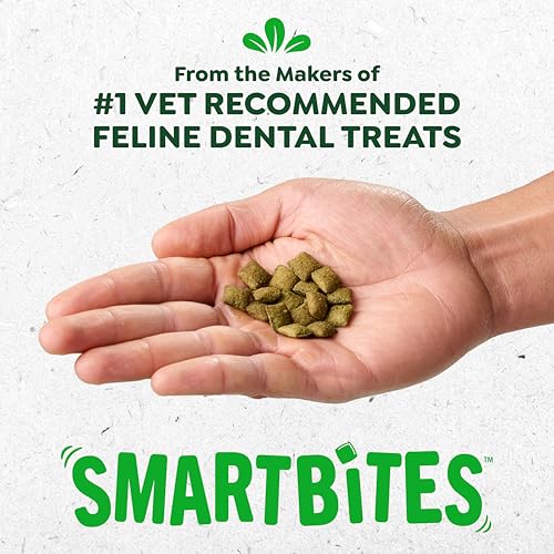 Greenies Feline Smartbites Healthy Indoor Cat Treats, Tuna, 16 oz | Veterinarian-recommended, Fiberblend Formula, supports digestion, under 2 cal per treat, natural ingredients, dual texture