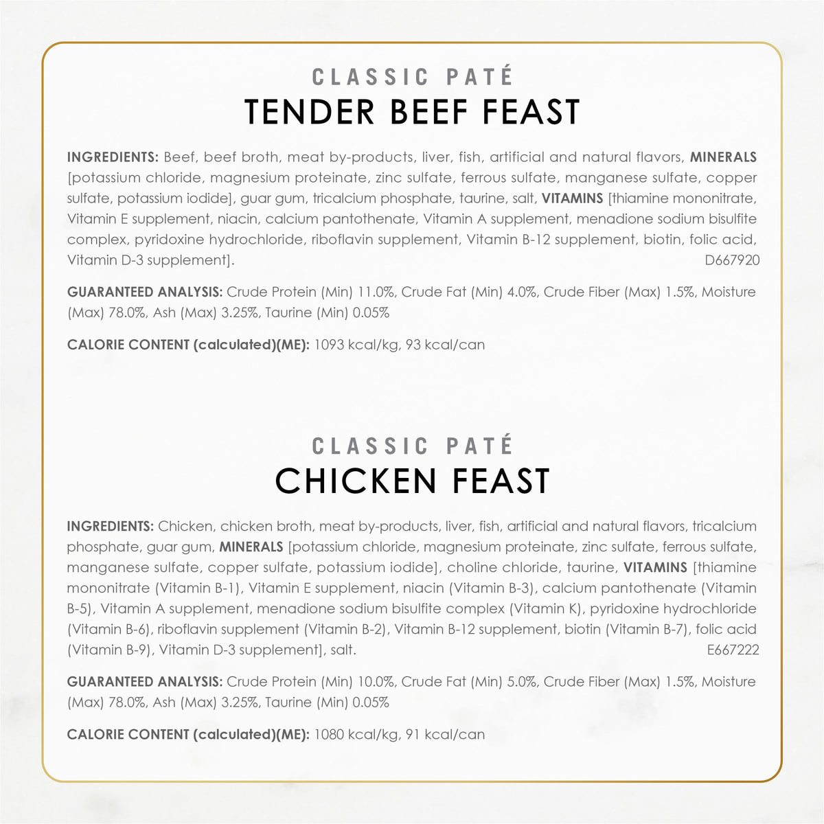 Purina Fancy Feast Classic Pate Wet Cat Food, 3 oz Cans, 30-Pack | Variety Pack, grain free recipes crafted with poultry and beef, made with no artificial colors or preservatives