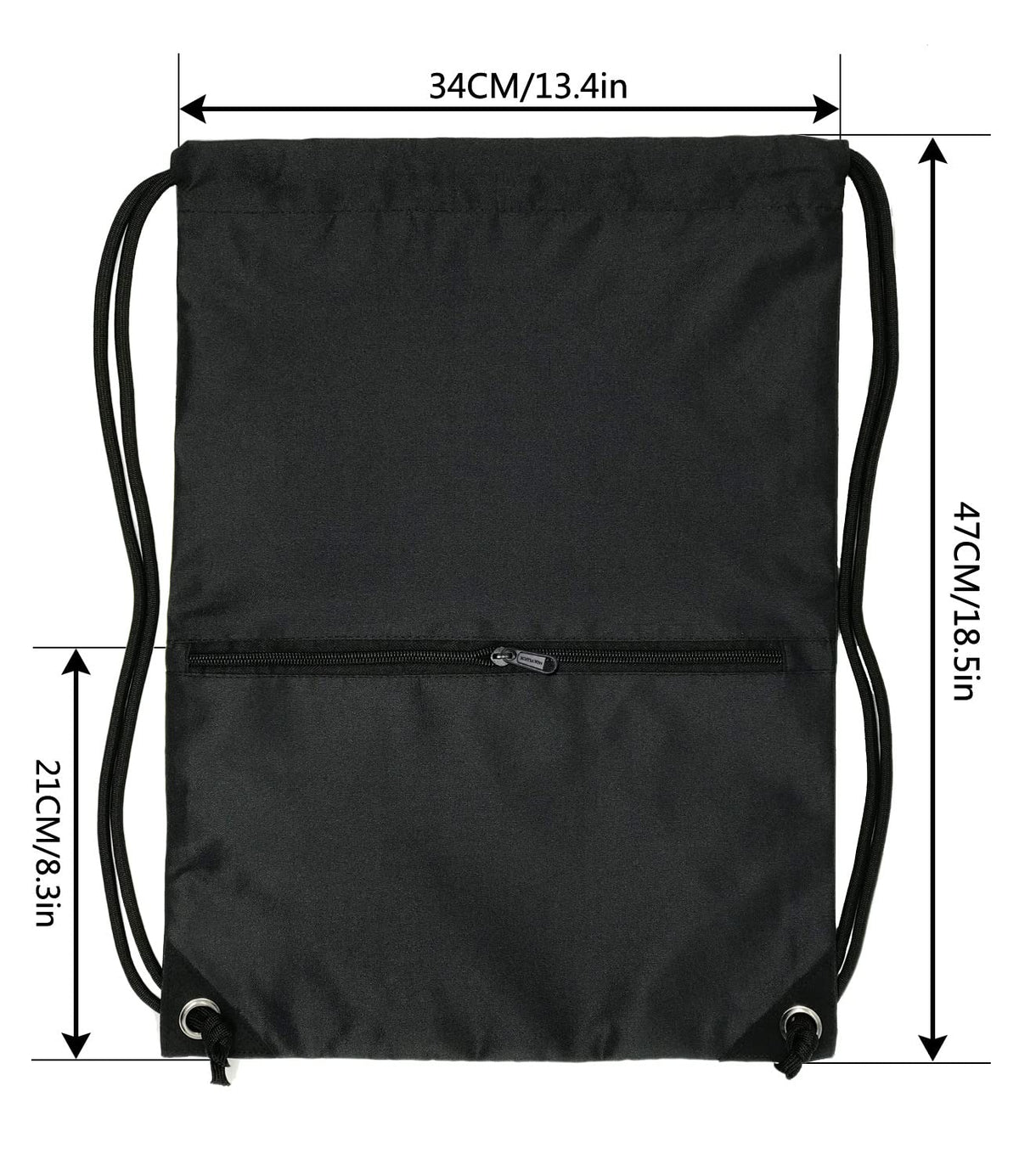 HOLYLUCK Drawstring Backpack Bag Sport Gym Sackpack