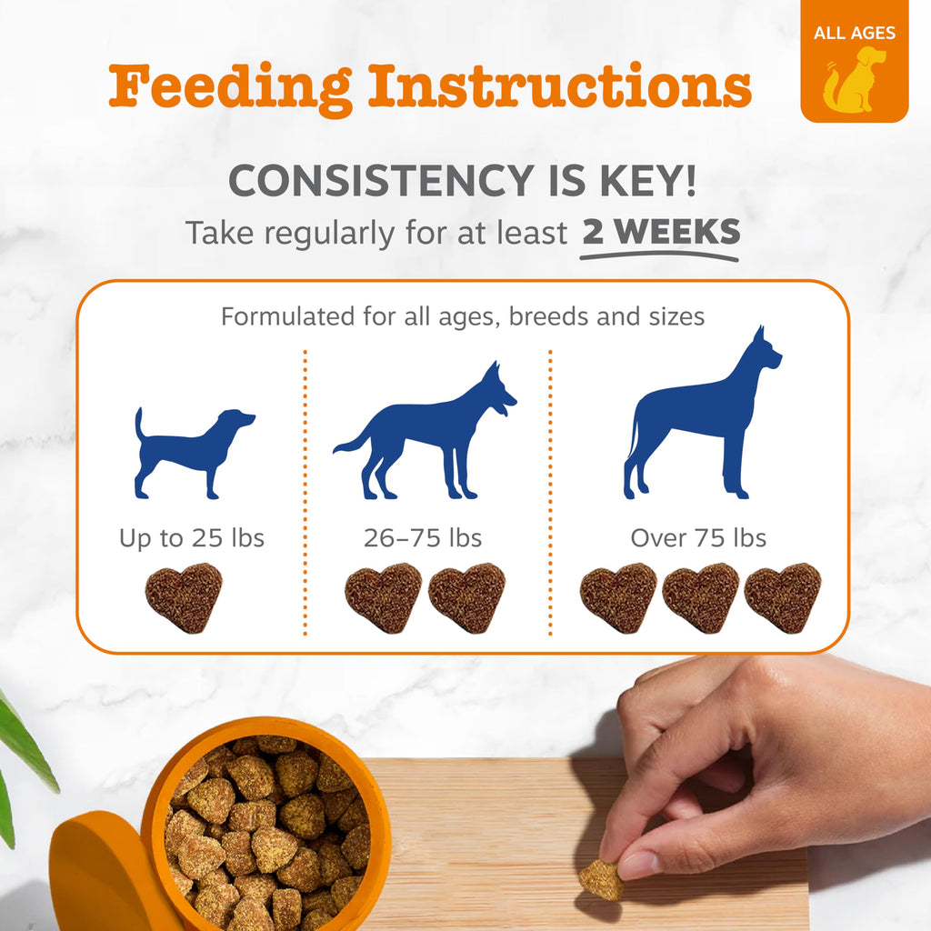 Zesty Paws Dog Vitamins - Dog Multivitamin Chews, Chicken, 90 Ct | Dog Vitamins and Supplements for Hip & Joints, Skin & Coat, Omega 3 Fish Oil for Dogs