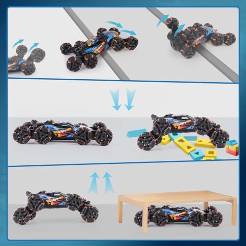 NEXBOX Cool 8 Wheels Hand Controlled rc Stunt Car Toys, Gesture Sensing Remote Control Cars for Boys Age 6 7 8-12 13 14 Year Old, Birthday Gifts Ideas for Kids