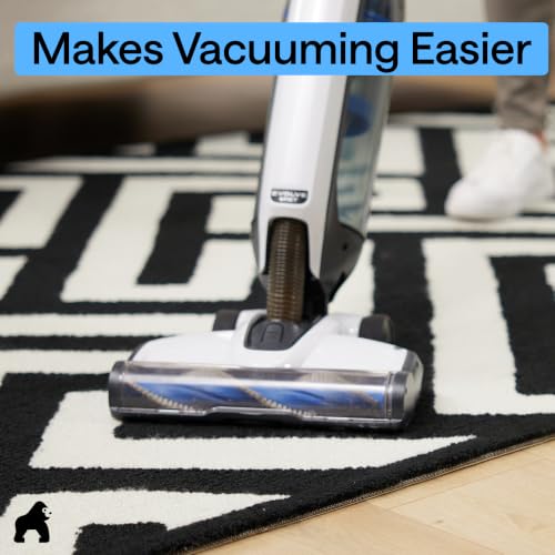 GORILLA GRIP® Slip Resistant Rug Gripper Pads for Hardwood Floor, Cream | Strong Grips Help Keep Area Rugs Safe in Place for Tile, Vinyl and Hard Wood Floors, Floor Protection for Under Carpets, 2x3