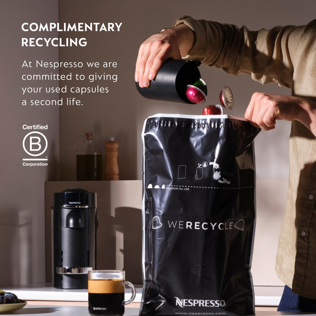 Nespresso Vertuo, Barista Flavored Pack, Medium Roast, 30-Count Coffee Pods | Medium-Roast Coffee Capsules, Caramel, roasted hazelnut and sweet vanilla flavors