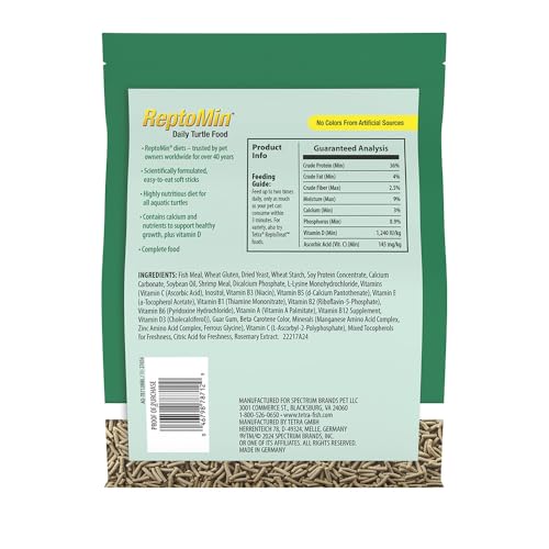 Tetra ReptoMin Floating Food Sticks for Aquatic Turtles, 2 lbs | Complete Daily Diet Turtle Food For Vitality & Good Health, High Protein For Growth, Easy To Digest, Feed 1-2 Times Daily