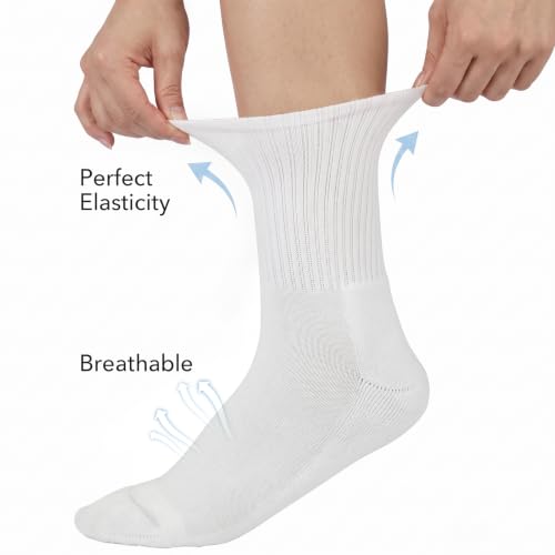 BomKinta Women Calf Socks Athletic Crew Sock | Casual, Cute, Soft, Cotton, Above Ankle, Gifts