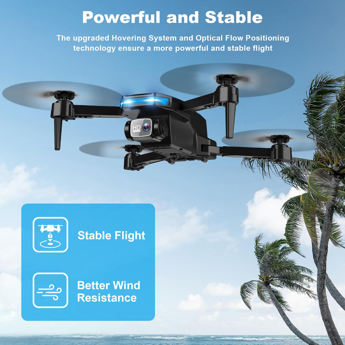 Drone with Camera, Screen on Controller Remote Control Quadcopter FPV Drone | Drone with Built-in Screen Controller for Beginners, Foldable, Gesture Control, 3D Flip, One-Key Start, and Emergency Stop