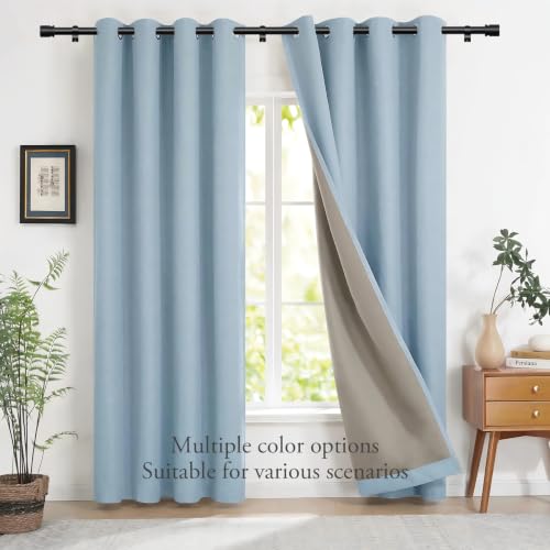 Byondeth Curtain Rods for Windows 16 to 144 Inches Adjustable Length 1 Inch Diameter Window Curtain Rod with Aluminium Finials, Black