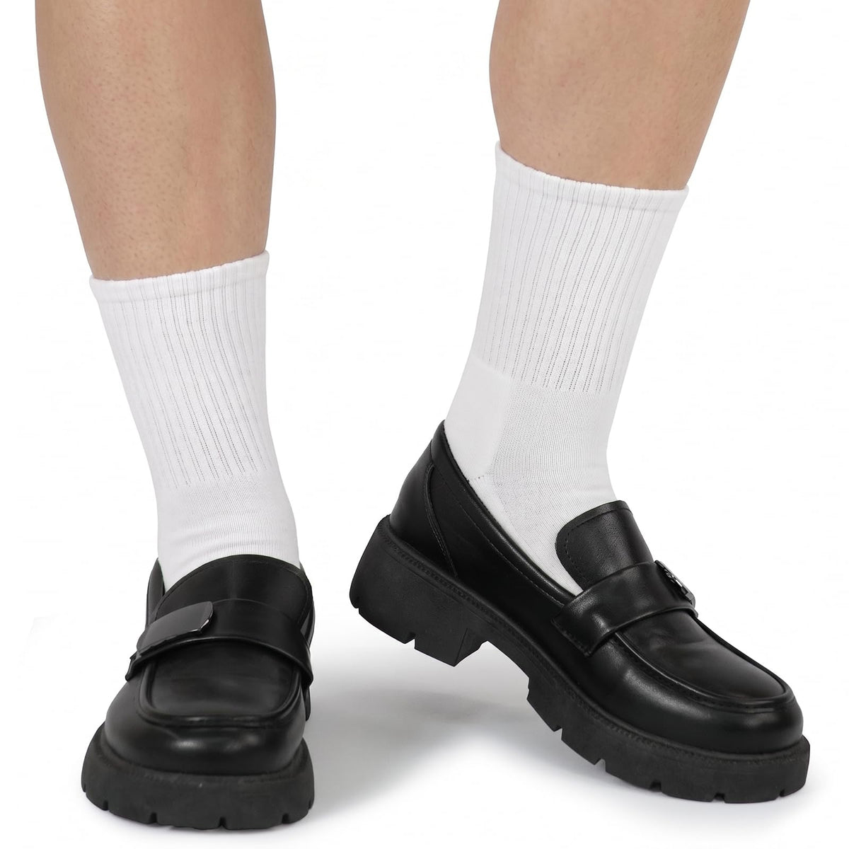 BomKinta Women Calf Socks Athletic Crew Sock | Casual, Cute, Soft, Cotton, Above Ankle, Gifts