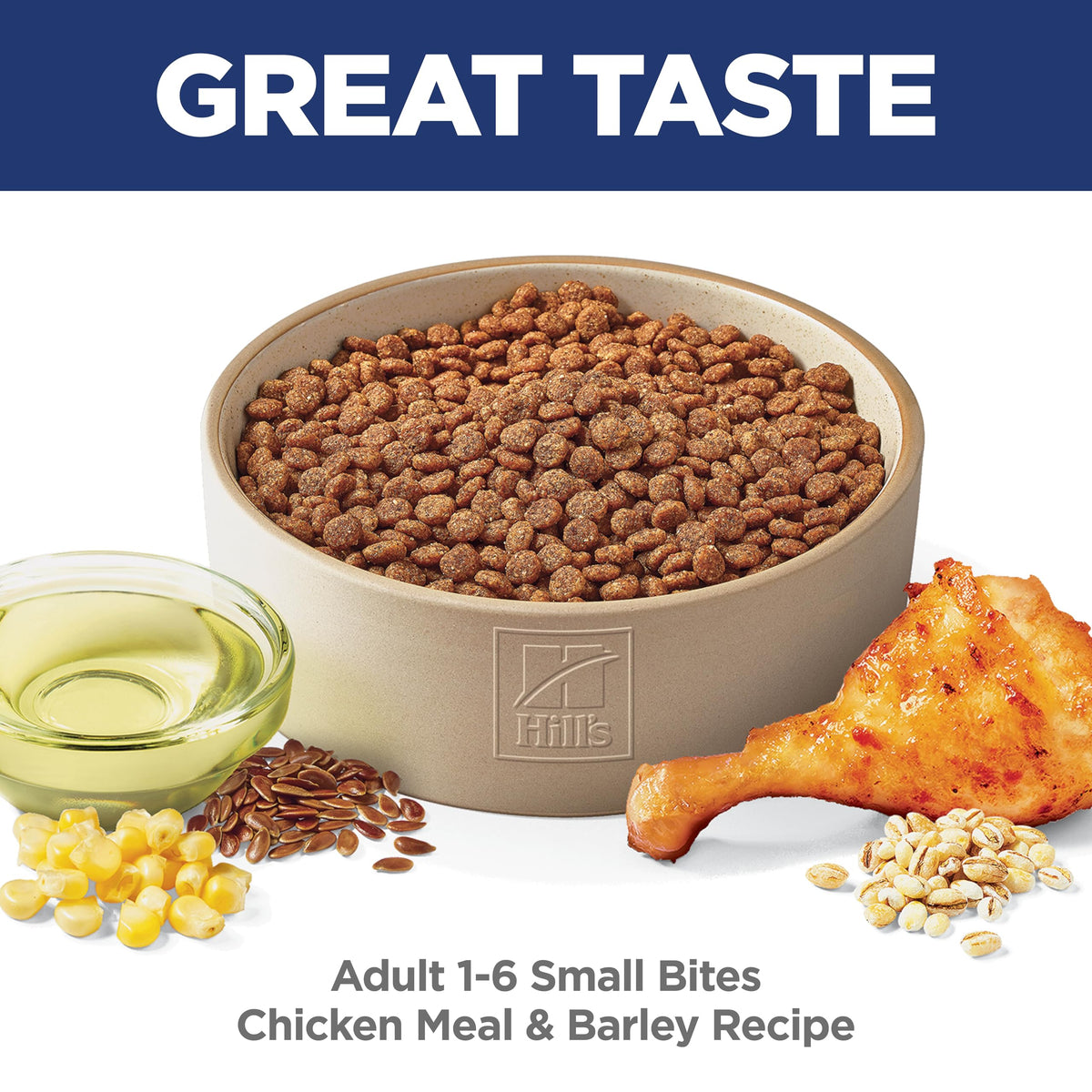 Hill's Science Diet Adult 1-6 Small Bites Dry Dog Food | #1 Veterinarian Recommended, Chicken & Barley, 5 lb. Bag