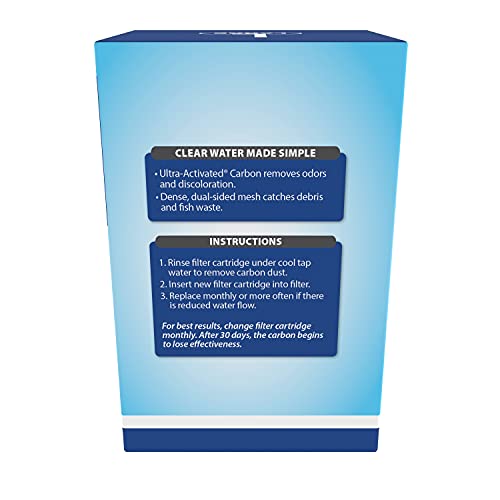 Tetra Whisper Bio-Bag Large Filter Cartridges for Aquariums, 3 Count | Ready to Use, Fits Tetra Whisper Fish Tank Filter 10-30 Gal, 20-40 Gal, PF-20, 30, 40, 60, IQ 20, 30, 45, 60, Replace Monthly