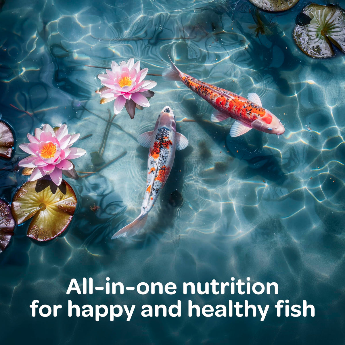 Kaytee Koi's Choice Floating Fish Food for Koi, Goldfish & Pond Fish | Supports growth. Fish food pellets for all seasons. 35% protein, fish meal first, highly digestible koi food