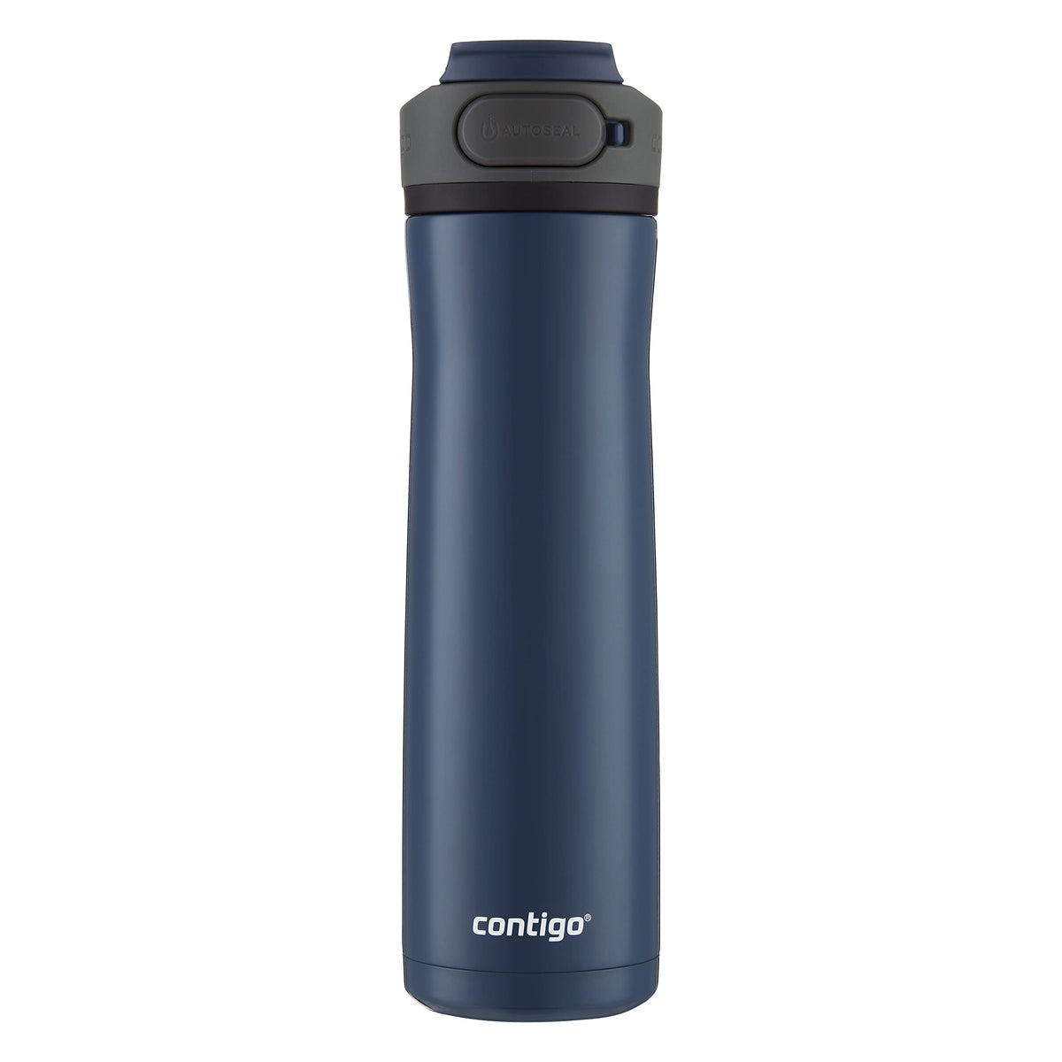 Contigo Cortland Chill 2.0 Stainless Steel Water Bottle, Blueberry, 24oz | Double-Wall Vacuum-Insulated, Keeps Cold 24 Hrs, Spill-Proof AUTOSEAL® Lid, Integrated Carry Handle