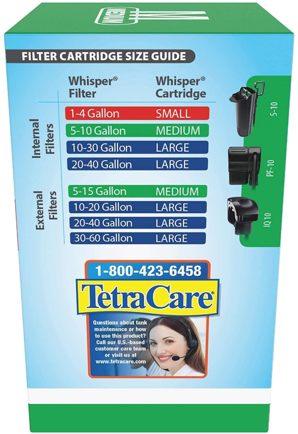 Tetra Whisper Bio-Bag Medium Filter Cartridges for Aquariums, 3 Count | Ready to Use, Fits Tetra Whisper Fish Tank Filters 5-10 Gal, PF-10, IQ 10, Replace Monthly