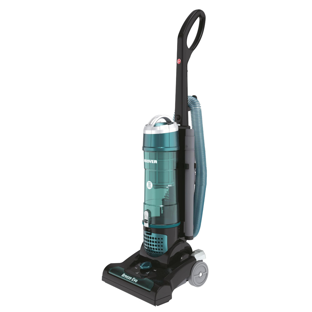 Hoover Breeze Upright Vacuum Cleaner, 850W Motor, Lightweight [TH31 BO01] | Corded Bagless Vacuum, Large 3l Bin With 4.5m Long Reach Hose, for Carpets, Hard Floors and Stairs, Hoover Vacuum