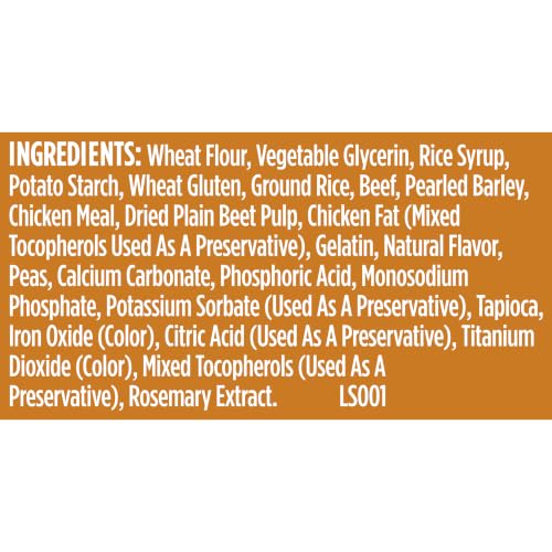 Nutrish Soup Bones Beef Dog Chews, 23.1 oz. Bag (11 Treats) (Rachael Ray) | Rawhide-Free, Contains No Artificial Flavors or By-Product Meals, Soft Texture, Easy on Gums, Resealable Bag