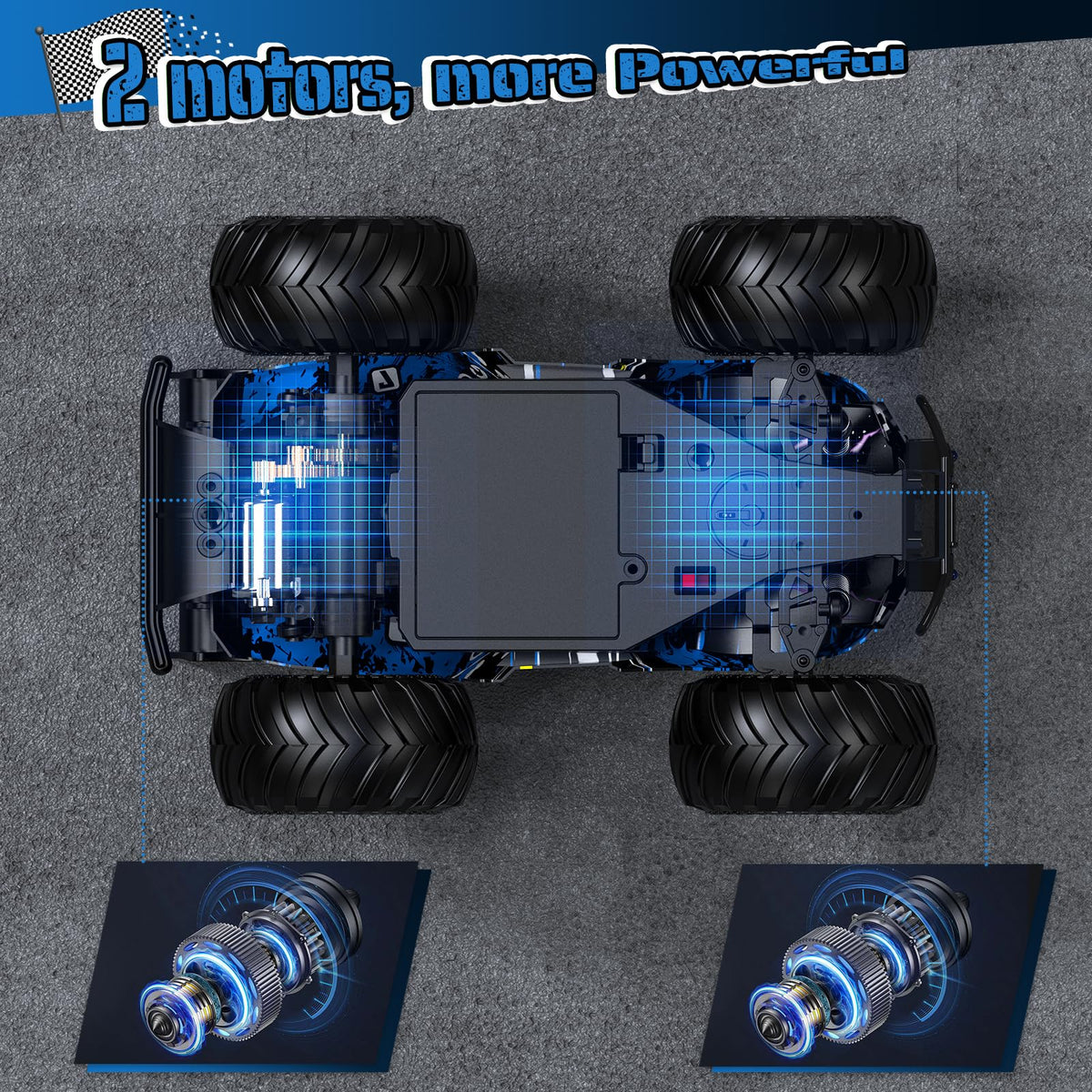 All-Terrain Remote Control Car for Boys Christmas Kids Rechargeable