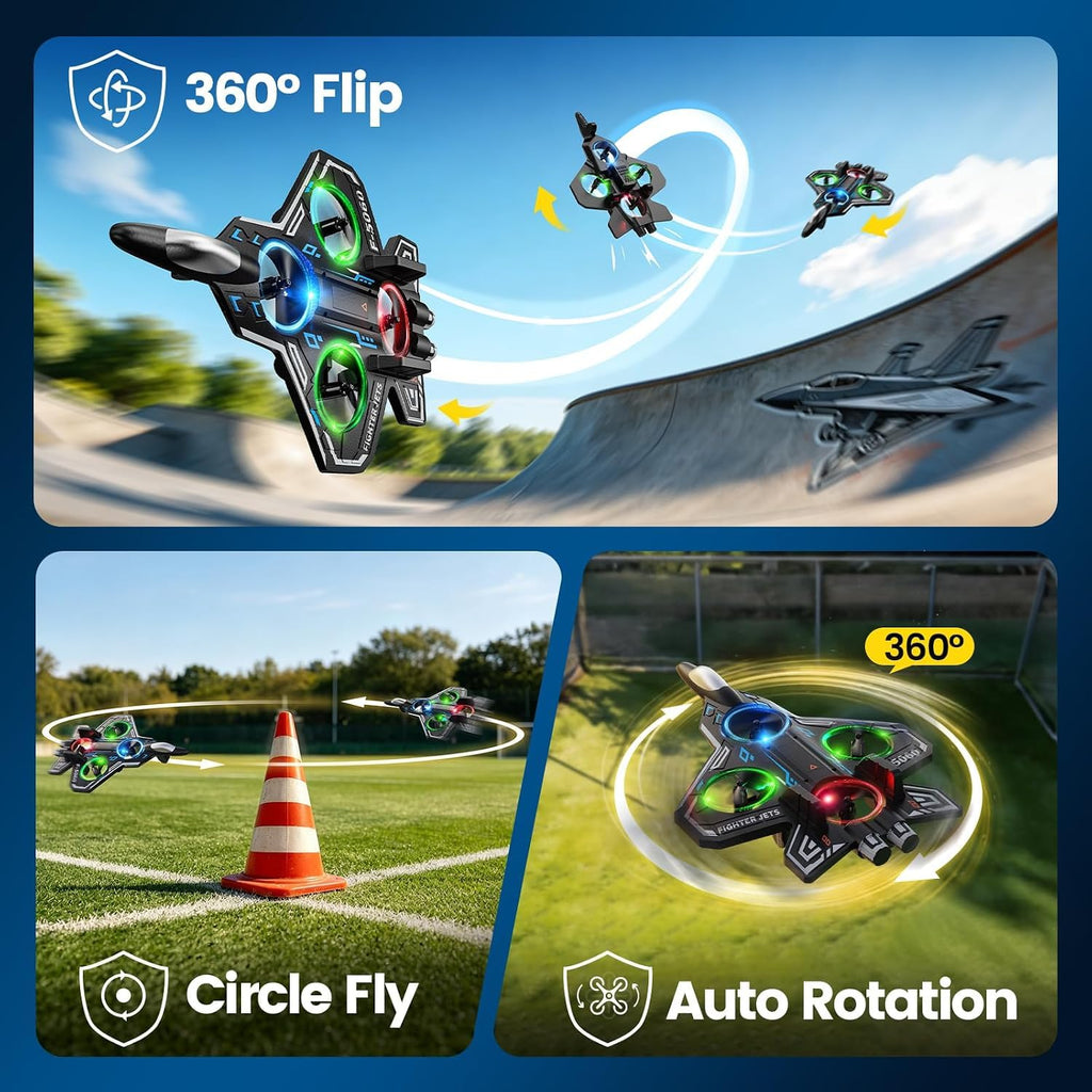 RC Plane Remote Control Airplane for Kids, Adults, Foam Fighter Jet Drone