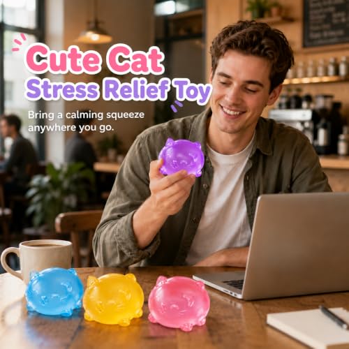 Gummy Bear Squishy, Squishy Bear Slow Rising Squeeze Fidget Toy, Pink | pink squishy gummy bear toy with slow-rising squeeze, for adults, classroom prizes, birthday gifts, party favors, 1 count
