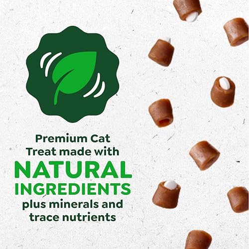 Greenies Feline Pill Pockets Soft Cat Treats, Chicken Flavor, 45 Count | #1 vet-recommended, moldable pocket hides pills, no artificial flavors or preservatives, real ingredients
