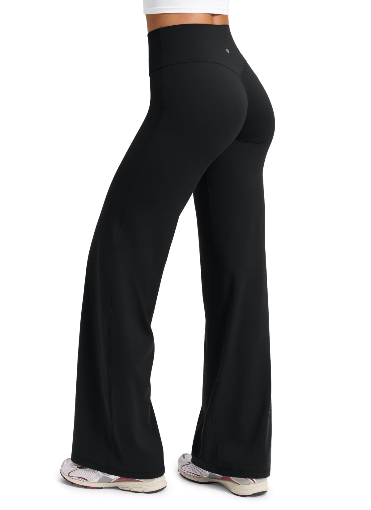 CRZ YOGA Softretch Wide Leg Pants 28"/30"/32" | No Front Seam, Ultimate Comfort, Next to Skin, Yoga, Casual, High Waisted, for Women