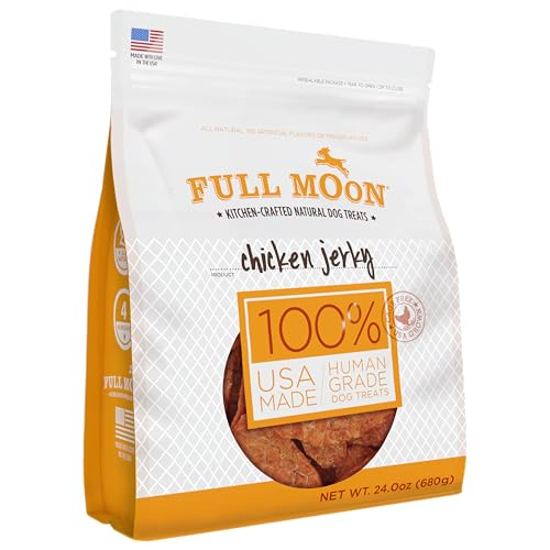 Full Moon® Chicken Jerky Dog Treat 24 Ounce (Pack of 1) | Human Grade, No corn, No wheat, No soy, Glycerin Free, Made in the USA