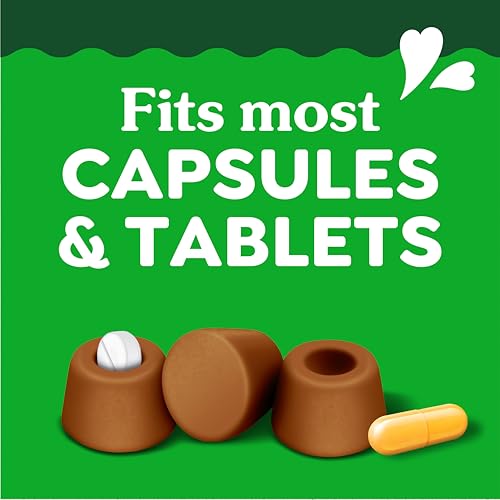 Greenies Feline Pill Pockets Soft Cat Treats, Chicken Flavor, 45 Count | #1 vet-recommended, moldable pocket hides pills, no artificial flavors or preservatives, real ingredients