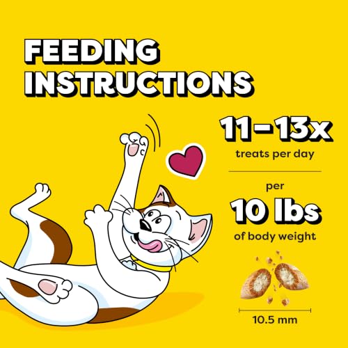 Temptations Classic Crunchy and Soft Cat Treats, Seafood Medley, 30 oz | Under 2 calories per treat, 100% complete & balanced adult cat nutrition, resealable tub, use as snack, meal, or food topper