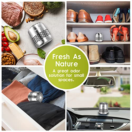 Purriko Refrigerator Deodorizer,Long-Lasting Fridge Odor Eliminator | Replaces Baking Soda and Activated Carbon, Reusable Fridge Deodorizer